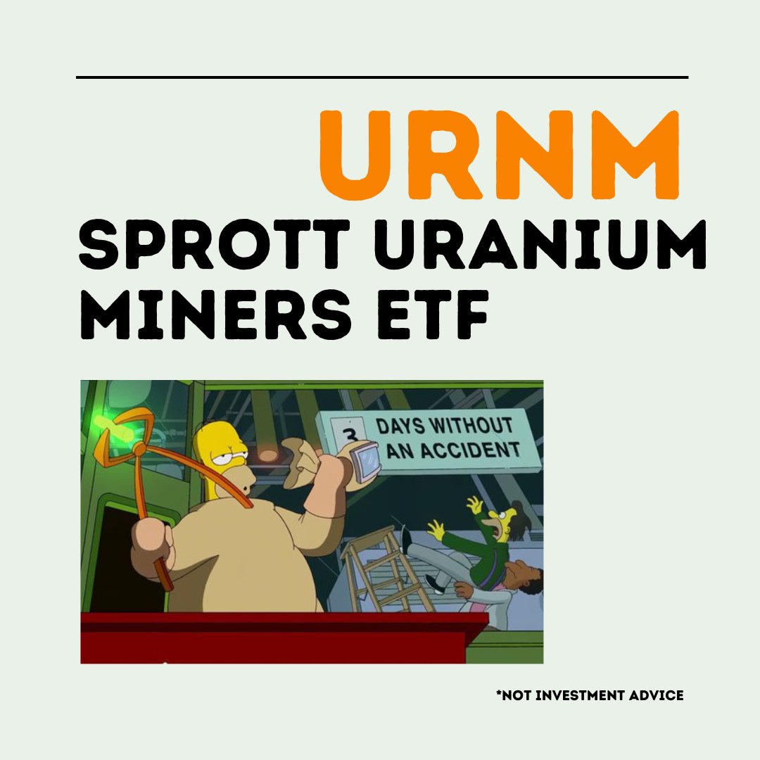 jhouslander's tweet photo. The ETF Haystack Newsletter Vol 6 - URNM (Sprott Uranium Miners ETF)  

Subscribe -> https://t.co/c63Kf6n9uT

@sprott
#ETF #ETFs $SPY #spy #investing #stockmarkets #substack #uranium #investingtips https://t.co/MvGTDLR8xX