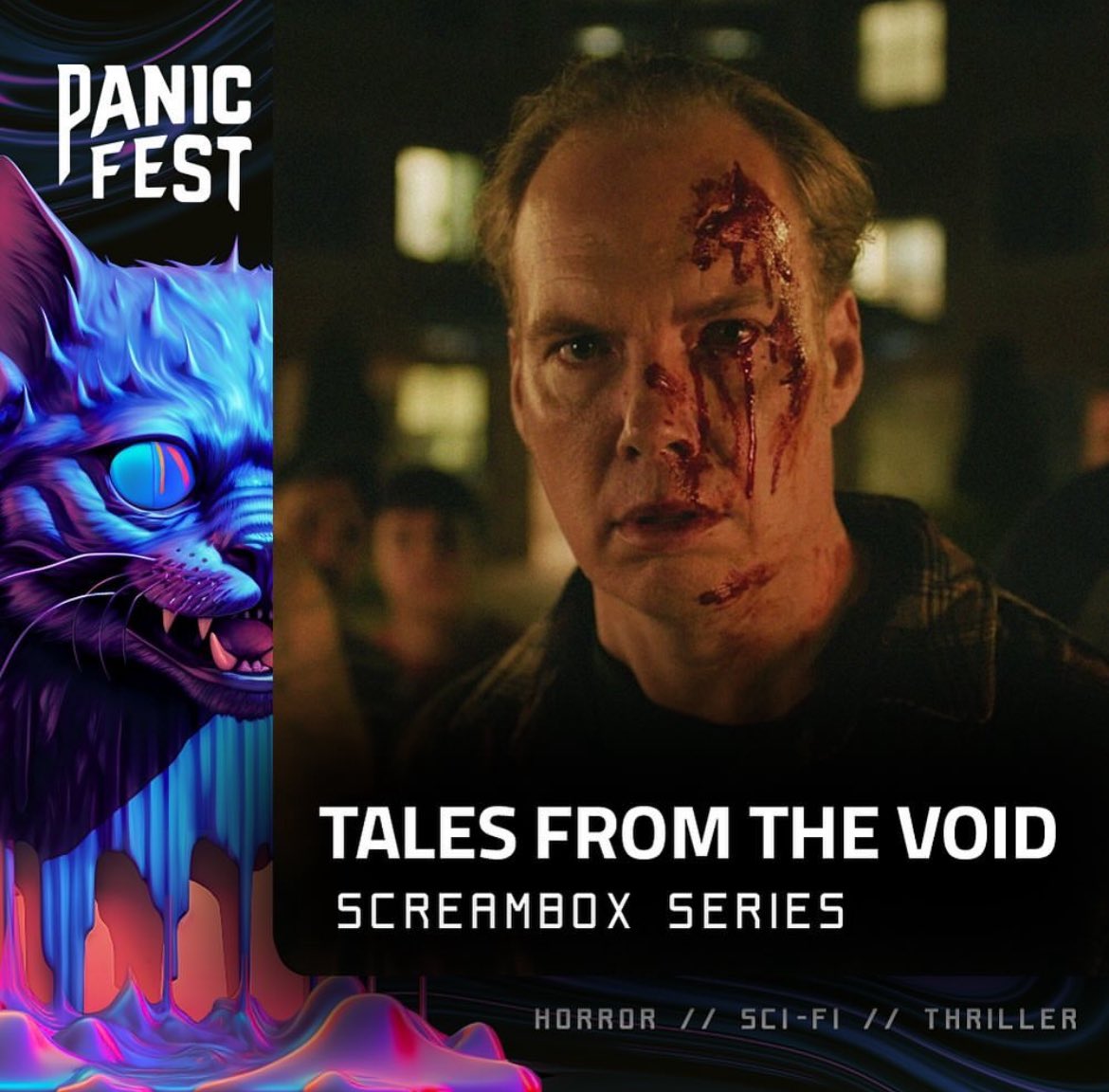 We’re coming to @panicfilmfest for a special screening of two episodes: Into The Unknown - Directed by @thejoelynch Fixed Frequency - Directed by @FLfilm #horror #scifi #thriller #anthology #nosleep #tv