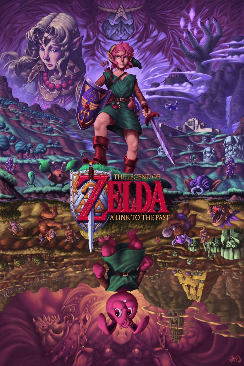 Shamfooo's tweet photo. The Legend of Zelda: A Link to the Past - 2024 https://t.co/p1EEAy7pX8