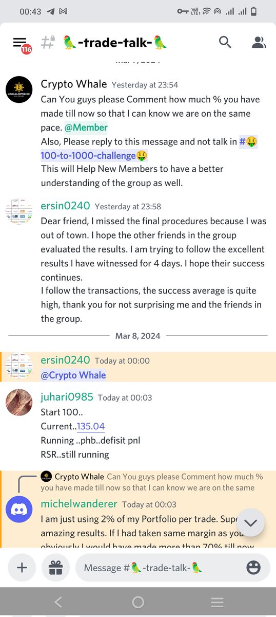 CyberPu7855's tweet photo. #🤑100-to-1000-challenge🤑 Update!

Starting Balance: $100
Current Balance: $162

Get Free 20 Mins Trail on our Discord! Link is in the BIO #btc #eth #crypto #blackrock #etf #sol #ada #DOT https://t.co/Vvk4vGzVya