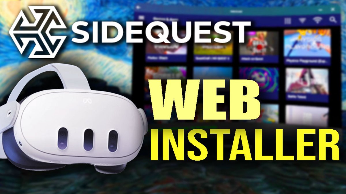 We're thrilled to announce our BRAND-NEW SideQuest Web Installer! 📣

Now it's easier than ever to get SideQuest inside your headset. And there's a new feature added to out VR app...🤫 

Here's how it's done: youtu.be/LhOJBTwJ-40?si…

#vr #virtualreality #sideloading #sidequest