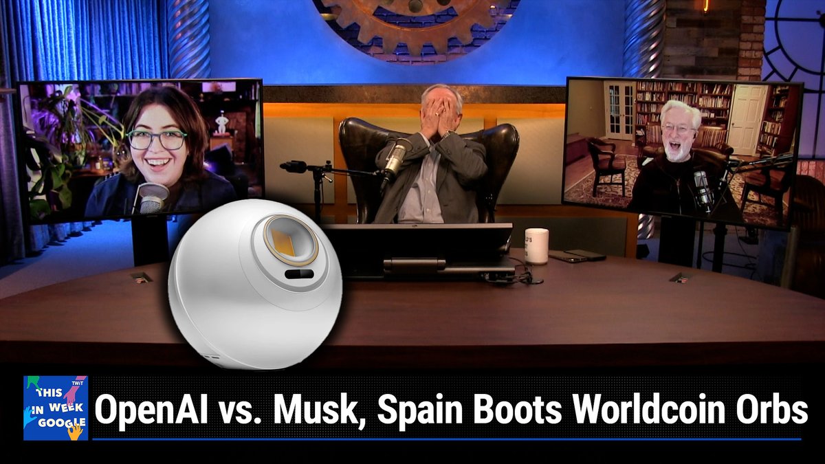 TWiT's tweet image. 🌐 Share your thoughts! Dive into the AI era with @LeoLaporte, @JeffJarvis  &amp;amp; @ParisMartineau  on #TWiG! They cover @OpenAI  developments, @Google&apos;s &quot;App Mall&quot; for ChromeOS, new Pixel &amp;amp; @Waze  updates, and more. 📱💡#TechPod #GoogleUpdates Download here: twit.tv/twig/758
