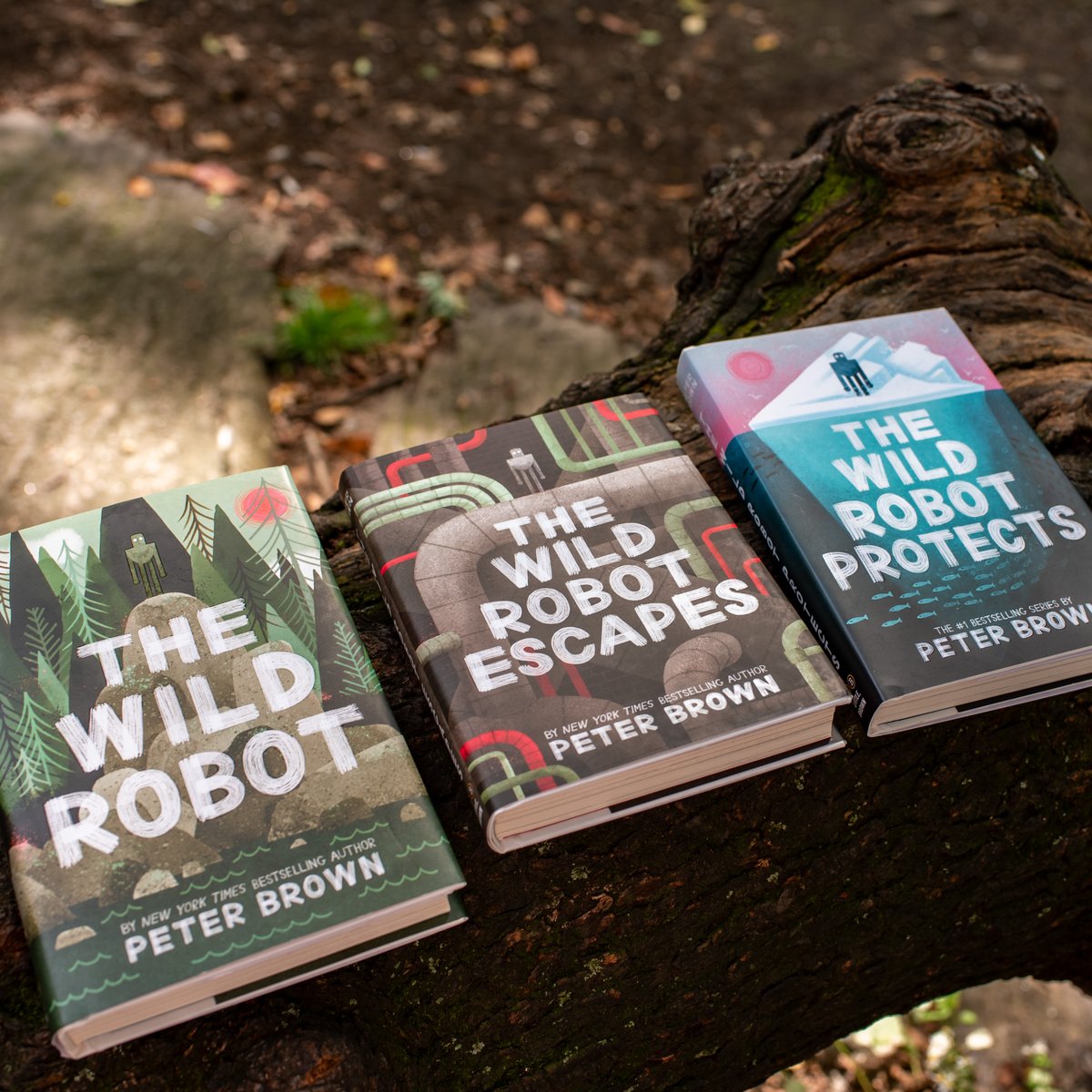 Anyone else still crying over the stunning trailer for #TheWildRobotMovie? 🤖 This calls for a series re-read, don't you think?! 🌲 @itspeterbrown