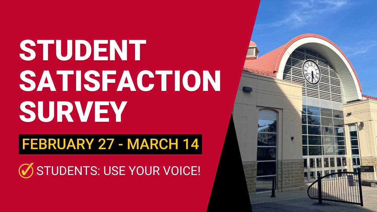 Students: Use your voice! Participate in #UofG's Student Satisfaction Survey by March 14 for the chance to win a $50 gift card of your choice. Complete the survey: uoguel.ph/2b8r3