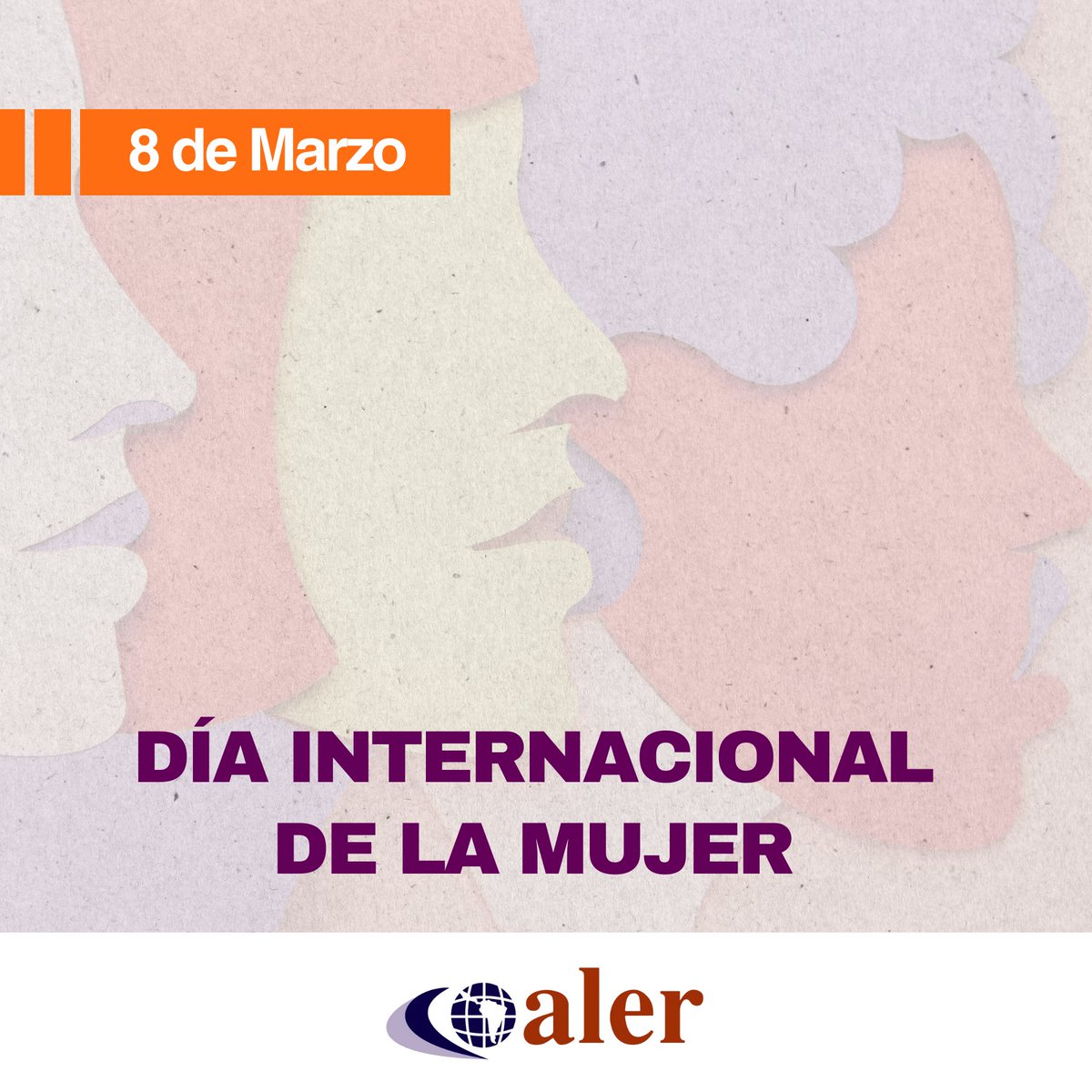 alerprensa's tweet photo. #8M| Día Internacional de la Mujer

Desde ALER alzamos la voz por un mundo donde la equidad de género no sea una utopía, donde las voces de las mujeres no se apaguen en estadísticas, porque sus hijos e hijas no sean las víctimas colaterales de un sistema violento.

#NiUnaMenos https://t.co/qxkuUD7iwH