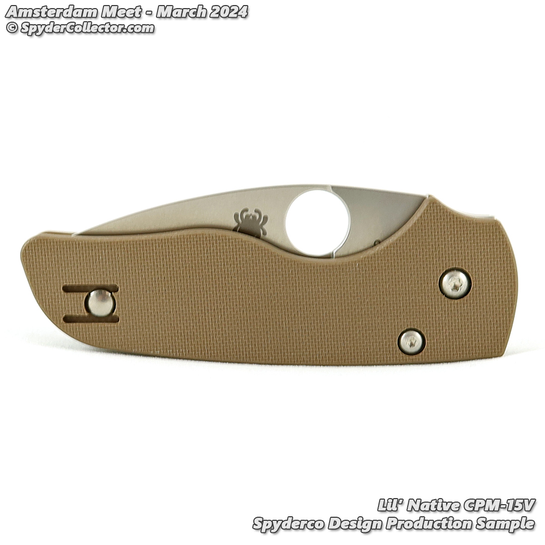 spydercollector's tweet photo. The last of the #CPM15V #spyderco #productionsamples I can share is the wonderful #lilnative. https://t.co/VLk1GyVpM3 https://t.co/6y4jp3jMgF