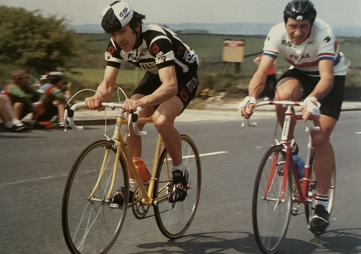 Paul Carbutt and Bill Nickson at the Greater Manchester Grand Prix, 1982. 📷 Bernard Thompson