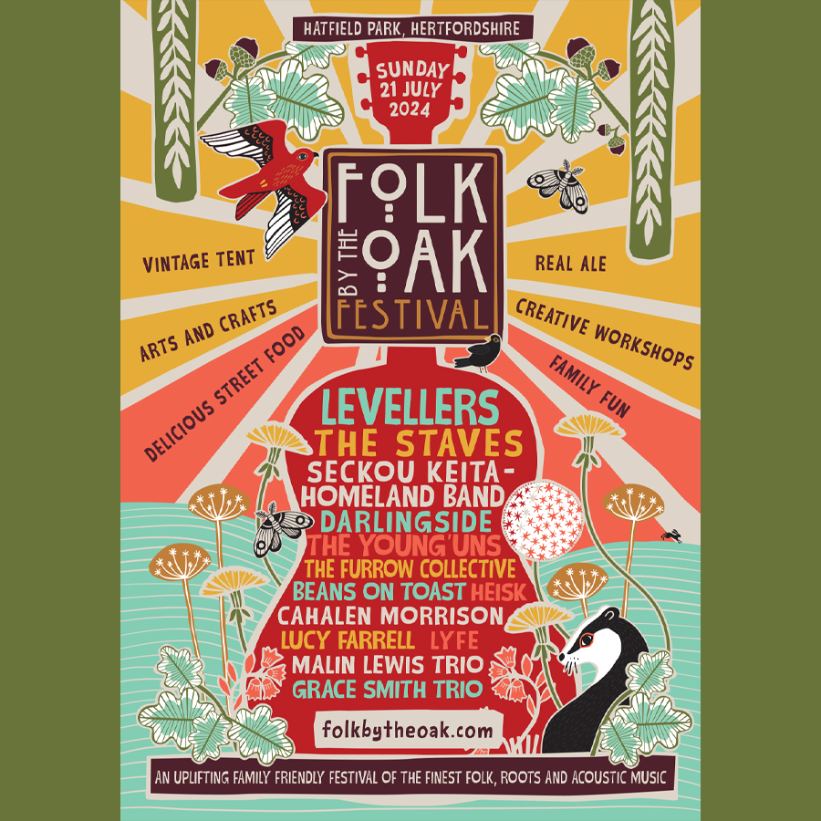 full @FolkByTheOak lineup poster got us v excited for summertimes:)