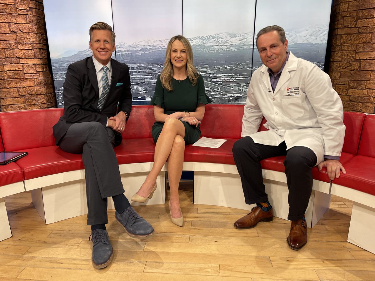 St. Mark's Hospital (@stmarkshosp) on Twitter photo How often do you stretch? Is it part of your daily routine? If not, it SHOULD be! It's more important than you may realize...
<a href="/Mstarhealth/">MountainStar Healthcare</a>'s Dr. Filip Roos joined <a href="/fox13/">FOX 13 News Utah</a> to talk about the importance of stretching with <a href="/Kerricronk/">Kerri Cronk</a> & <a href="/anchormandan/">Dan Evans</a>.
WATCH: bit.ly/3VaAwmY How often do you stretch? Is it part of your daily routine? If not, it SHOULD be! It's more important than you may realize...
<a href="/Mstarhealth/">MountainStar Healthcare</a>'s Dr. Filip Roos joined <a href="/fox13/">FOX 13 News Utah</a> to talk about the importance of stretching with <a href="/Kerricronk/">Kerri Cronk</a> & <a href="/anchormandan/">Dan Evans</a>.
WATCH: bit.ly/3VaAwmY