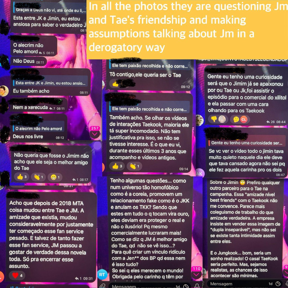 exposedshippers's tweet photo. Elas elaborando o pq o Jm n ser o melhor amigo do Tae (quando a Siminvest publicou aquele J e geral tava pensando se poderia ser um membro do BTS pois falaram q eram um best do Tae, mas geral ficou surpreso quando foi o Jackie Chan a pessoa revelada) 

+ https://t.co/8AS317iVJX