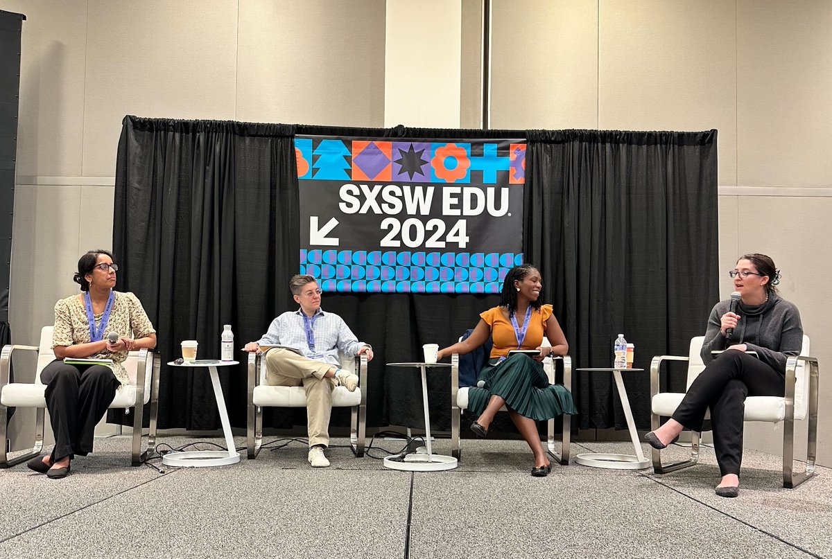 Joan Ganz Cooney Center (@cooneycenter) on Twitter photo Thanks to everyone who came out for our #SXSWEDU panel with our amazing Medha Tare, Maria Janelli (@Scratch), Shayla Cornick (<a href="/DigitalPromise/">Digital Promise</a>), & Joanna Cannon (<a href="/WaltonFamilyFdn/">Walton Foundation</a> ). We're thrilled to have had the chance to share this conversation with you. Thanks to everyone who came out for our #SXSWEDU panel with our amazing Medha Tare, Maria Janelli (@Scratch), Shayla Cornick (<a href="/DigitalPromise/">Digital Promise</a>), & Joanna Cannon (<a href="/WaltonFamilyFdn/">Walton Foundation</a> ). We're thrilled to have had the chance to share this conversation with you.