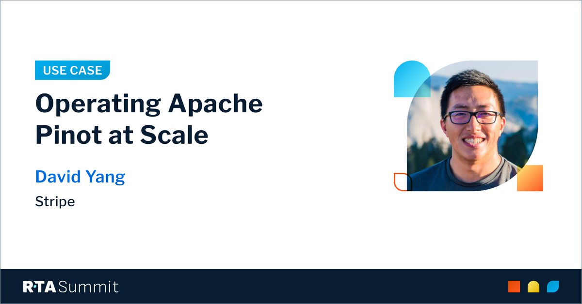 Financial service provider @Stripe uses Pinot to store financial data to power merchant-facing products and critical internal tools. If you want to hear insights from running Pinot in production at scale, visit this talk at #RTASummit 2024: rtasummit.com/agenda/session…