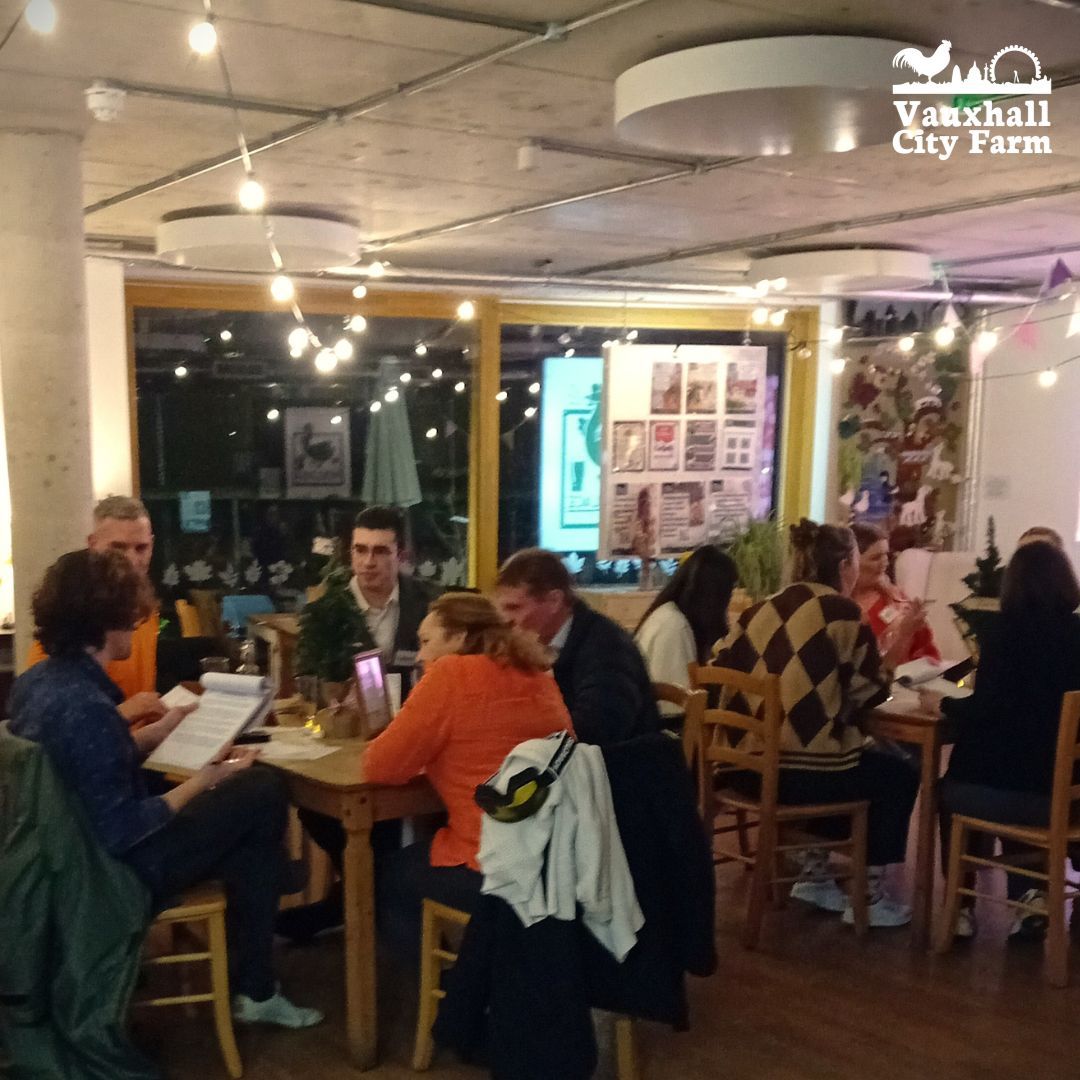 VauxhallFarm's tweet photo. Relax and take it cheesy at our evening of sharing boards (cheese, meat & vegan) and wine located in The Farms evening bar, Faith's Place.
Details Here: https://t.co/wCdK16mlJA
#cheesenight #meatboard #veganboard #winelover #thingstodoinlondon #datenightlondon #matedate https://t.co/U0mbvVPD2a
