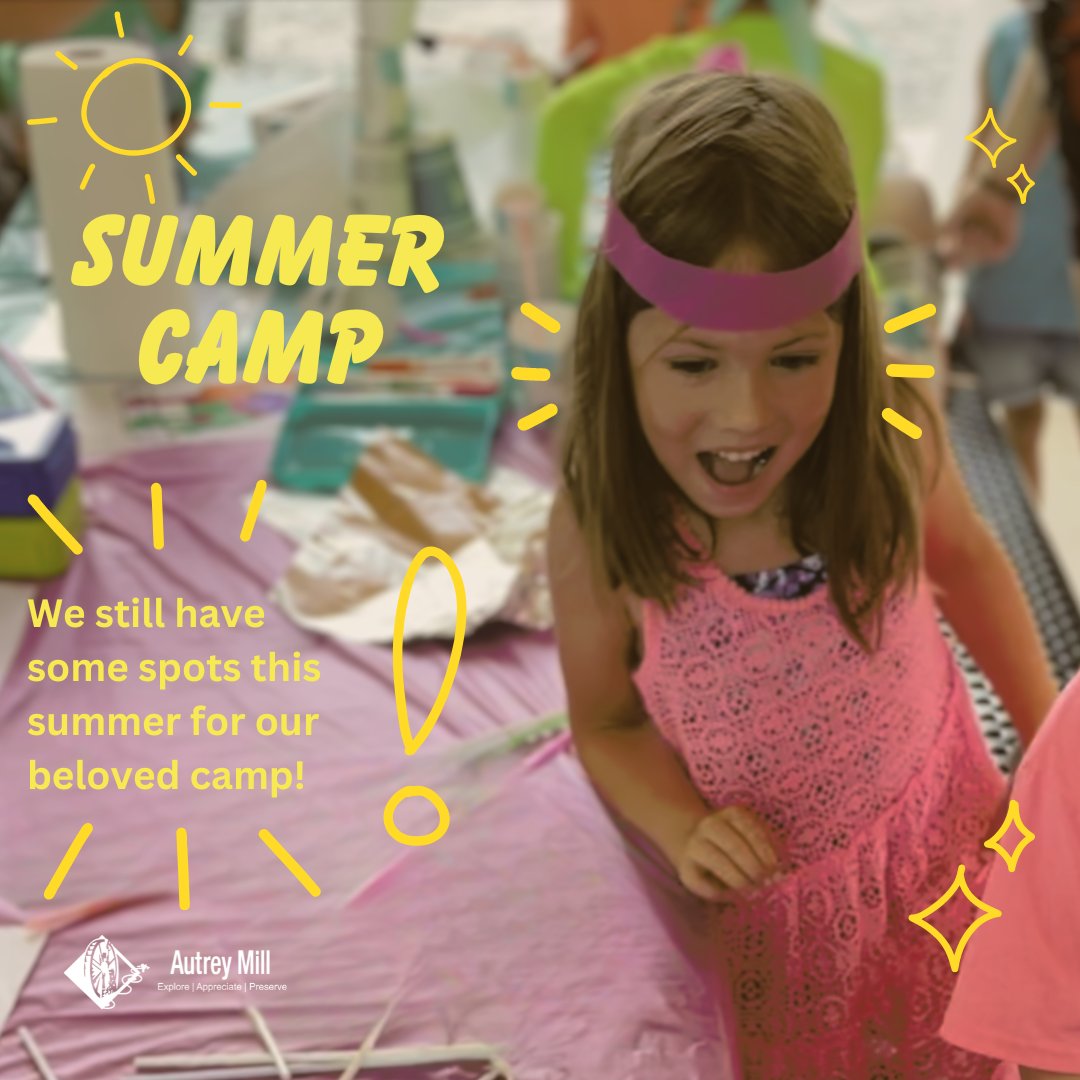 autreymill's tweet image. We are so excited that we still have spots for your adventurer to join our Summer Camp! Get your spots now through Autreymill.org