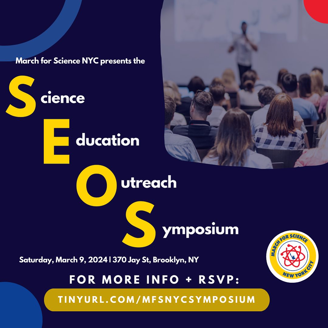 So excited to bring together STEM educators from across the city for the first-ever @nycsciencemarch for Science New York City education & outreach symposium, thanks to Alyssa Shearer, Ph.D. Spend a Saturday with us and hear what HYPOTHEkids has been up to!