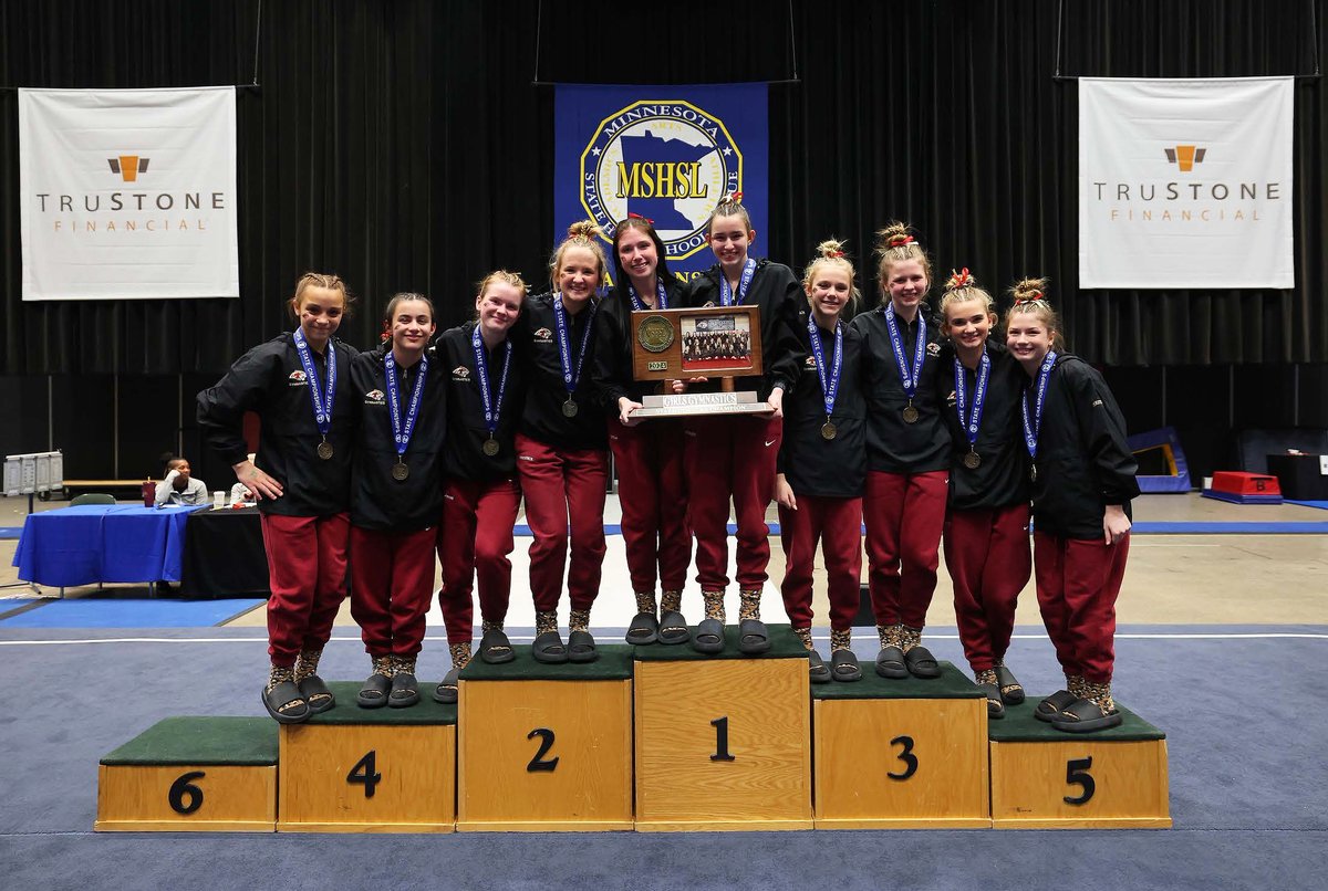 Lakeville South Gymnastics Team claims their first-ever state championship victory at the 2024 Gymnastics Class AA State Tournament! Congratulations to the team and individual medalists. Read more at bit.ly/LSHS-Gymnastic…