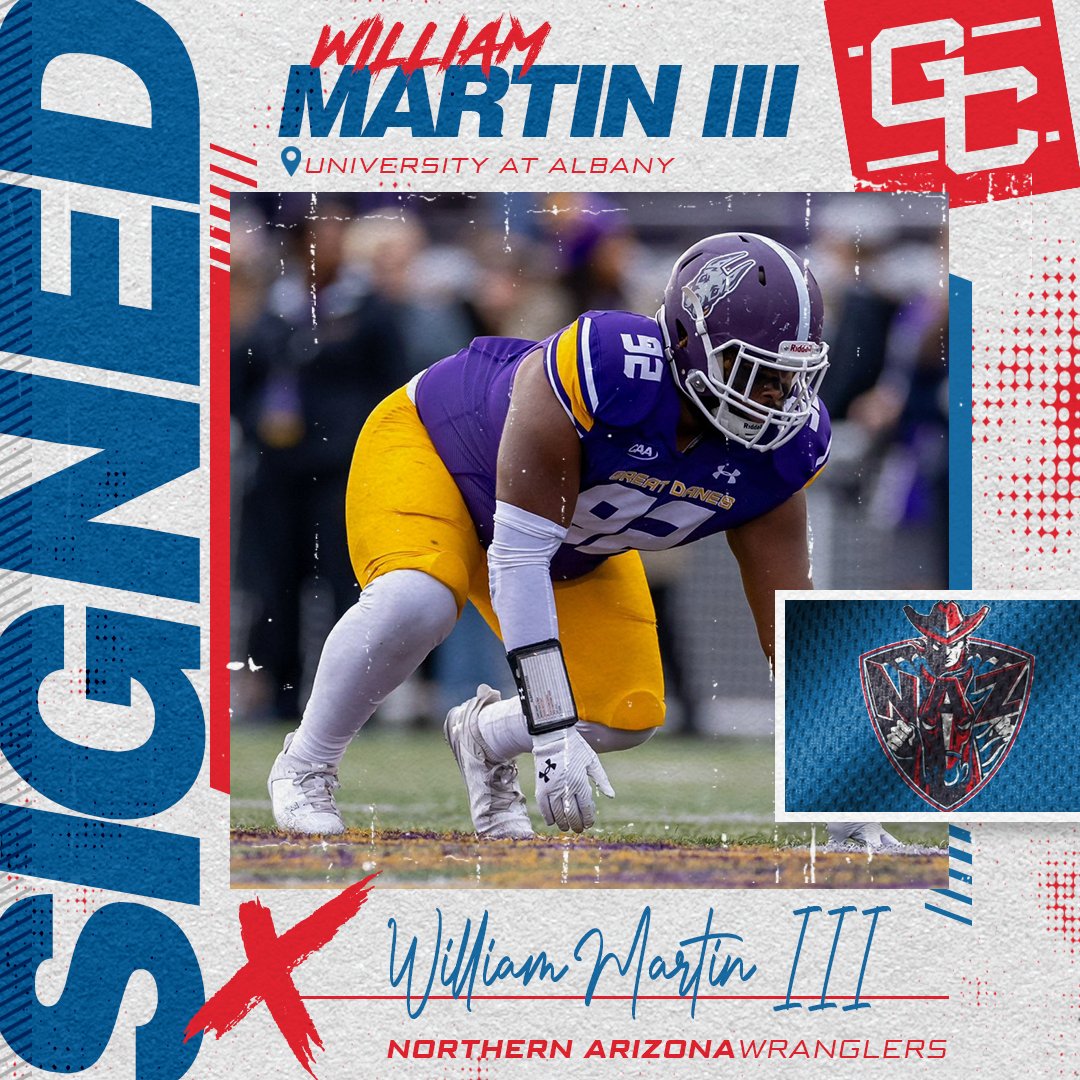 The Gridiron Crew 🏈 (@gridiron_crew) on Twitter photo Congratulations to our #TGCathlete DT William Martin III for signing with the @NAZWranglers of the <a href="/IndoorFL/">Indoor Football League</a>. The UAlbany Great Dane rookie signed with The Gridiron Crew and within two days he was already practicing with the team. #GoIFL #thegridironcrew #nazwranglers #NAZ Congratulations to our #TGCathlete DT William Martin III for signing with the @NAZWranglers of the <a href="/IndoorFL/">Indoor Football League</a>. The UAlbany Great Dane rookie signed with The Gridiron Crew and within two days he was already practicing with the team. #GoIFL #thegridironcrew #nazwranglers #NAZ