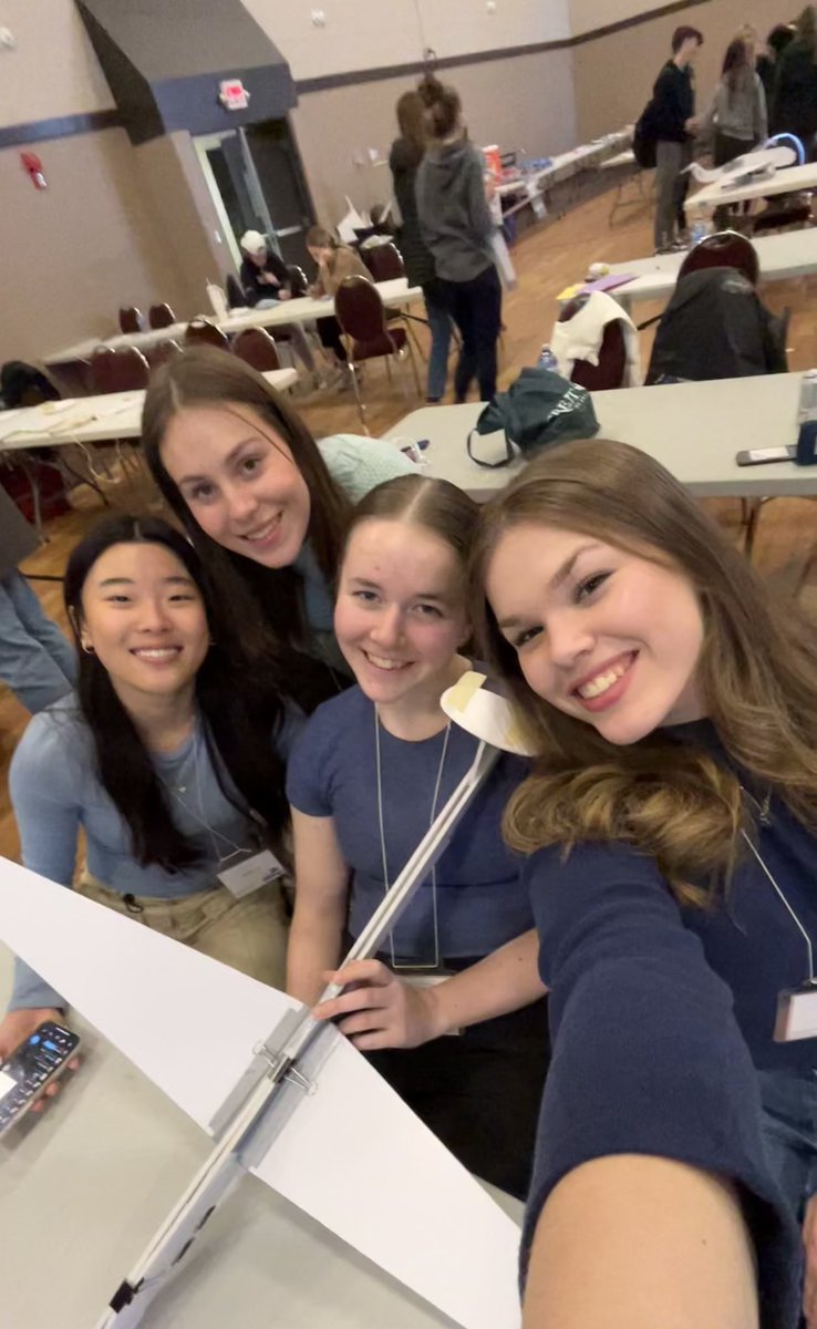 Celebrating this ALL FEMALE 💥engineering team representing <a href="/TASGriffins/">Thomas A. Stewart</a> <a href="/kprschools/">KPRDSB</a> in the Peterborough Engineering Challenge during National Engineering Month! Keep smashing that glass ceiling ladies! <a href="/OACETT/">OACETT</a> #InternationalWomensDay #womeninSTEM  #LeadershipMatters