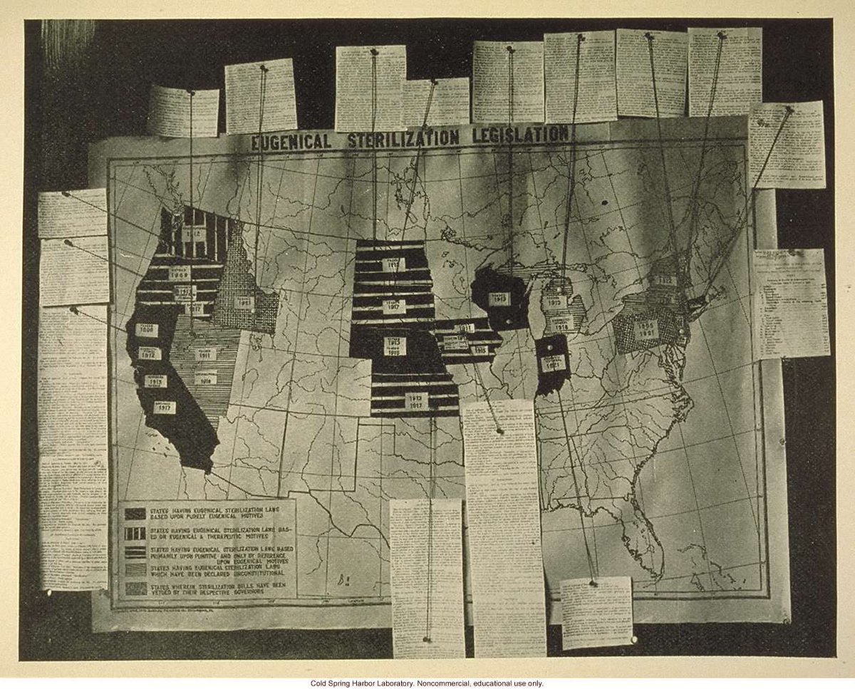 What does this map have to do with the renaming of UVA's library? Find out here: loom.ly/Hdu-INU Credit: Cold Spring Harbor Laboratory Archives #uva #history #eugenics