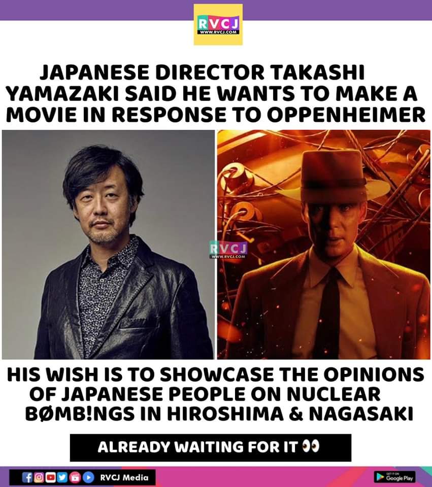 Takashi Yamazaki wants to make a movie in response to Oppenheimer

#takashiyamazaki #oppenheimer