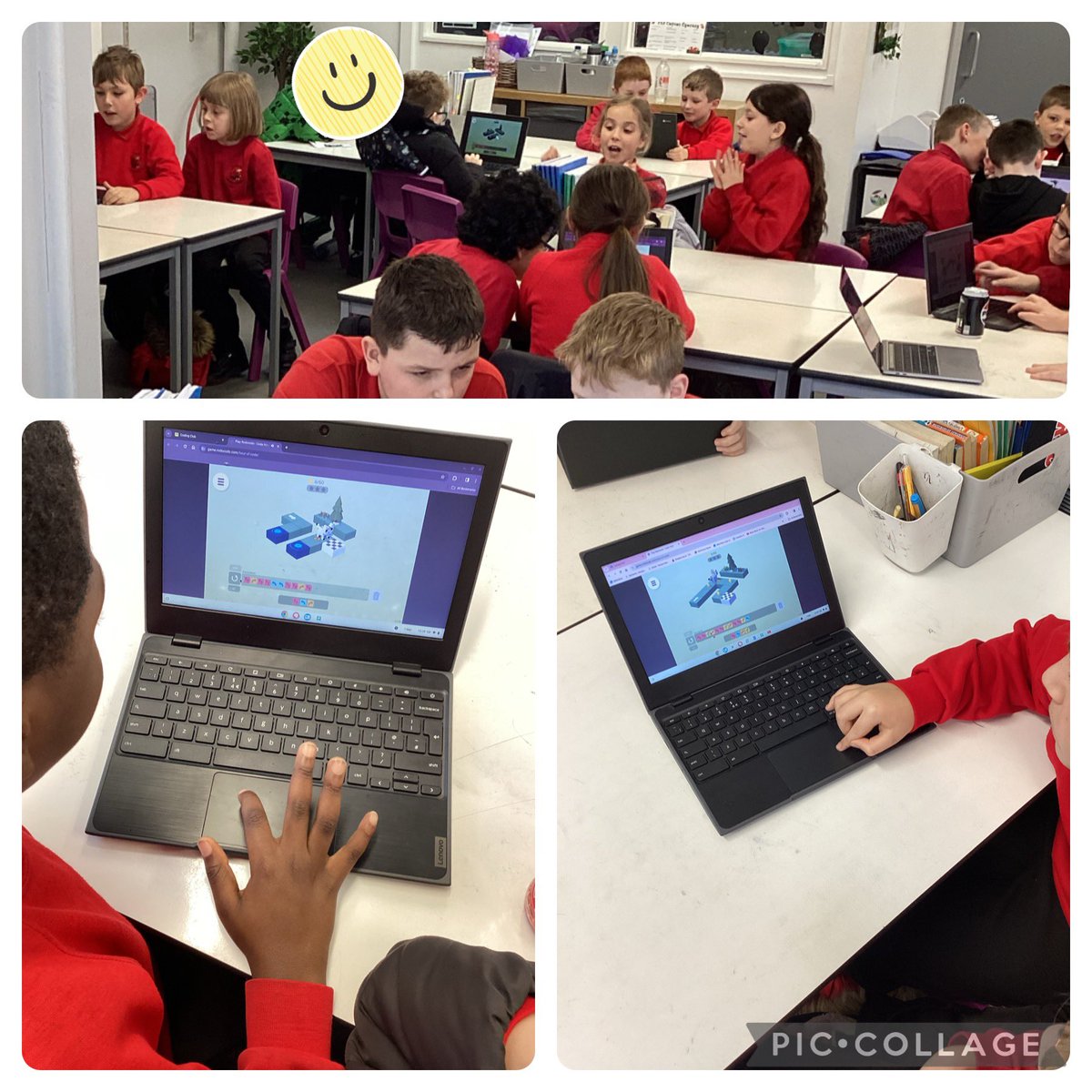 LliswerryPrim's tweet image. #codingclub are coding, debugging, making loops and tinkering today after impressing Miss Payne and Miss Powell last week. They are definitely up for the challenge👨💻