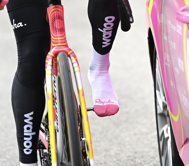 EFprocycling's tweet photo. you've heard of @efsockcheck - now get ready for "are EF's shoes on??" check 😅 https://t.co/6FR01ngUvy