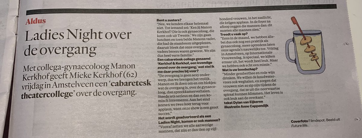 Amstelveen en omstreken: er zijn nog een paar kaarten…mis het niet! <a href="/ManonKerkhof/">Manon Kerkhof</a> en ik in <a href="/SchouwburgAveen/">SchouwburgAmstelveen</a> op #internationalevrouwendag