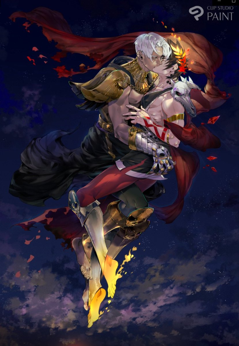 #このタグを見た人はラフ画とその完成絵を見せる
#thanzag #hadesgame