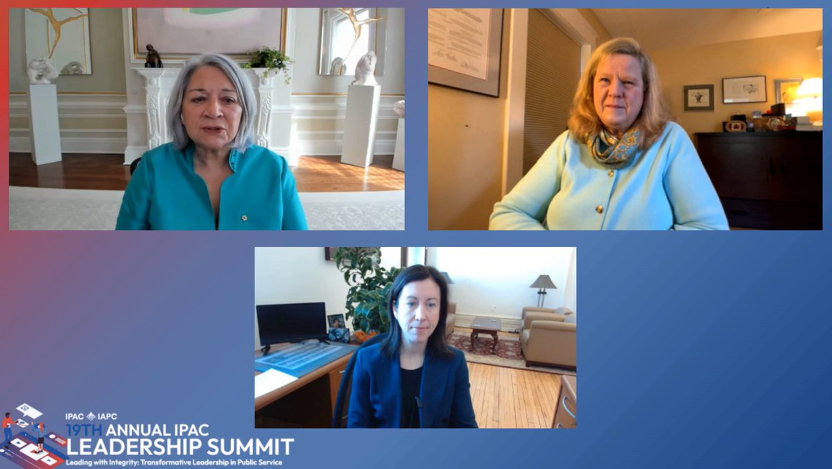 DerekJackson613's tweet photo. Talk about an amazing panel! I feel privileged to listen to these three incredible leaders talk about leading with integrity in the Public Service. @GGCanada @JaniceCharette @ChrisFox8888 @IPAC_IAPC https://t.co/vLpxxn4FJJ