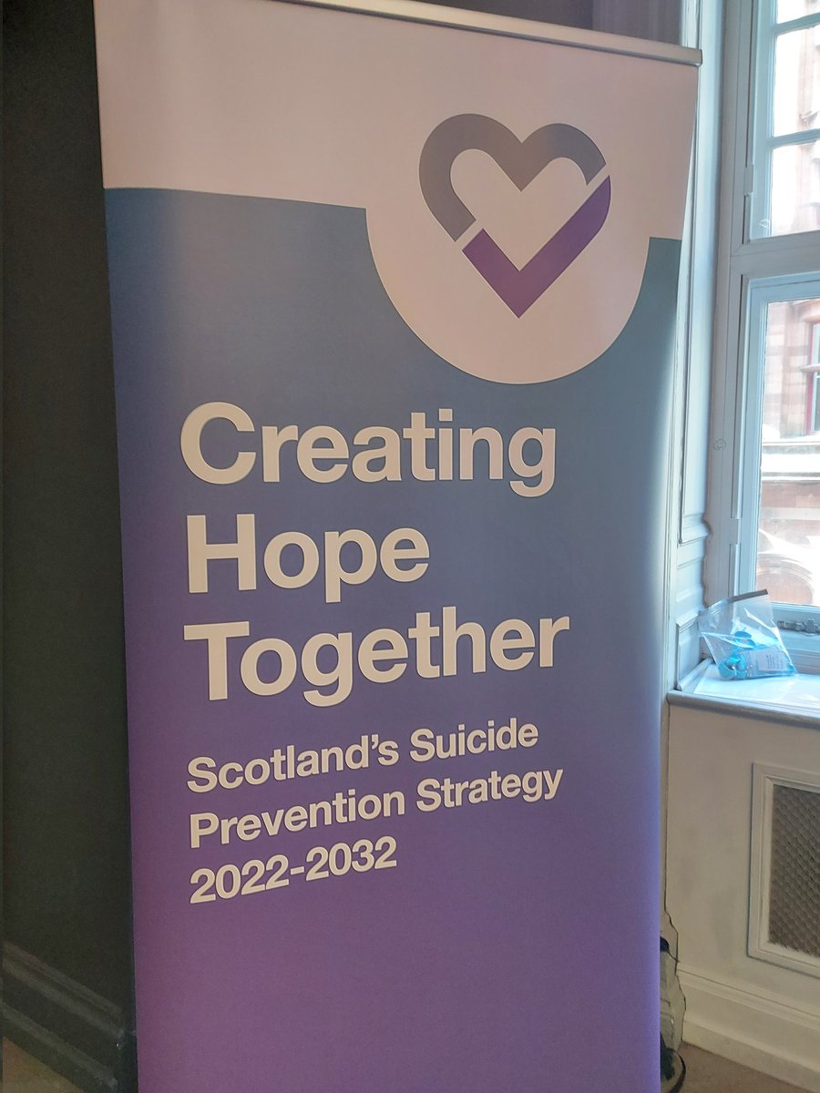 FeelingStrongUK's tweet photo. We've been in Glasgow for the Creating Hope Together Conference by @SuicidePrevScot ! It's been a great day with really engaging talks 💜💪 #SuicidePreventionScotland https://t.co/G1kqZlW3un