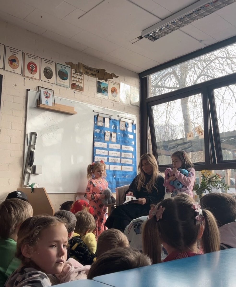 Milk &amp; cookies at story time <a href="/greenparkschool/">Green Park Primary</a>