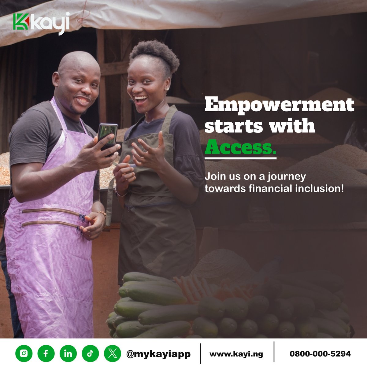 mykayiapp's tweet image. Empowerment starts with access. Join us on the journey towards financial inclusion for all. 💼💳

#EmpowermentThroughAccess #FinancialInclusionForAll 
#JoinTheJourney
#Kayiway
#Digitalbanking