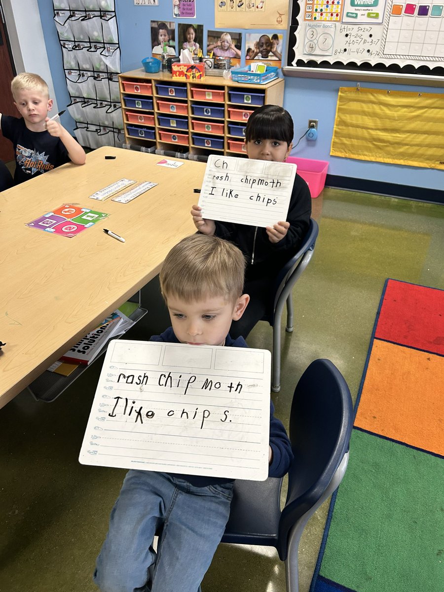 We are working hard on sentence writing and digraphs!