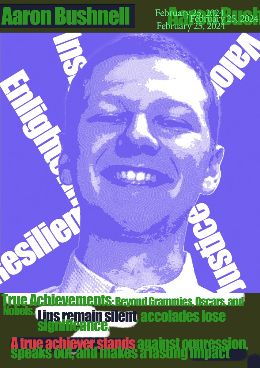 thehe199's tweet photo. We will always remember #Bushnell. True Achievements go beyond #Grammies, #Oscars, and #Nobels. When lips fall silent, accolades diminish in significance. True accomplishment lies in the voice raised against oppression. In memory, a heartfelt 2-page tribute #magazine is designed. https://t.co/eHABhv1H9R