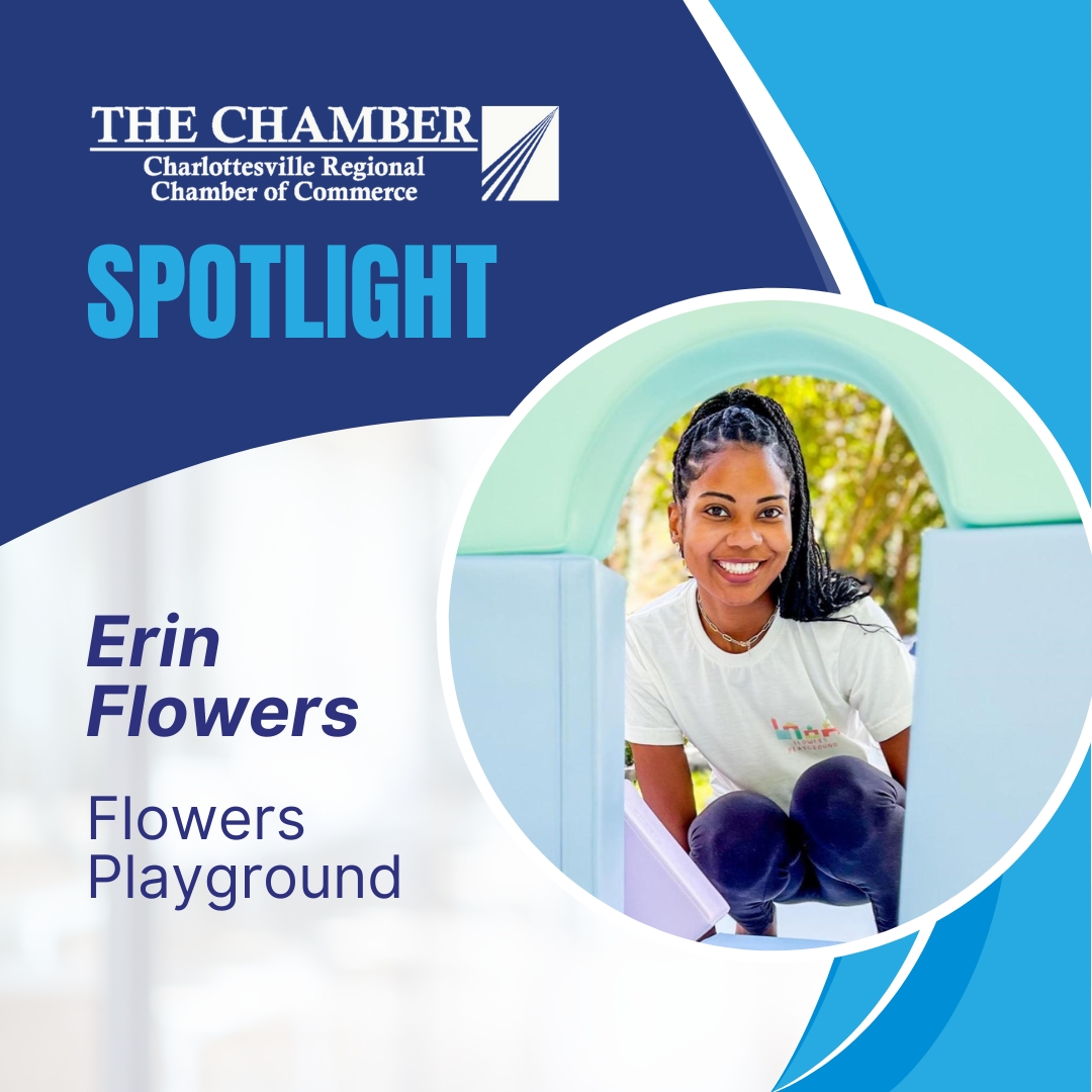 Chamber Spotlight: Erin Flowers launched Flowers Playground to provide safe, fun and imaginative play spaces for young children to enjoy. cvillechamber.com/2024/03/04/cha… #cvilleevents #smallblackbusiness #softplayva #virginiapartyrentals #charlottesville #cville #albemarlecountyva