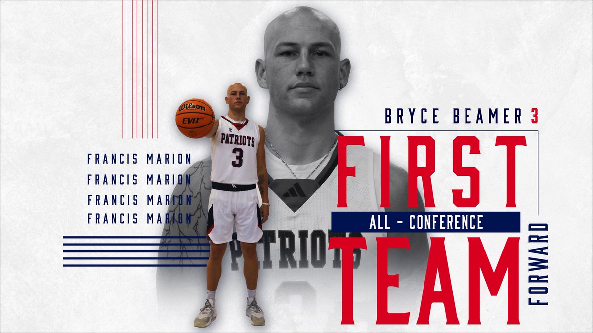 FMUSports's tweet photo. ‼️ ALL-CONFERENCE ‼️

Congratulations to Bryce Beamer and Tionne Rollins on being named to the 2023-24 Conference Carolinas All-Conference Team! #SwampEm #gopatsgo https://t.co/piNKGWzsp1