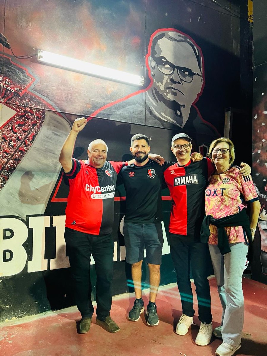 Homage to Bielsa. The Clarkson family visits Estadio Marcelo Bielsa to watch Newells Old Boys in Rosario.