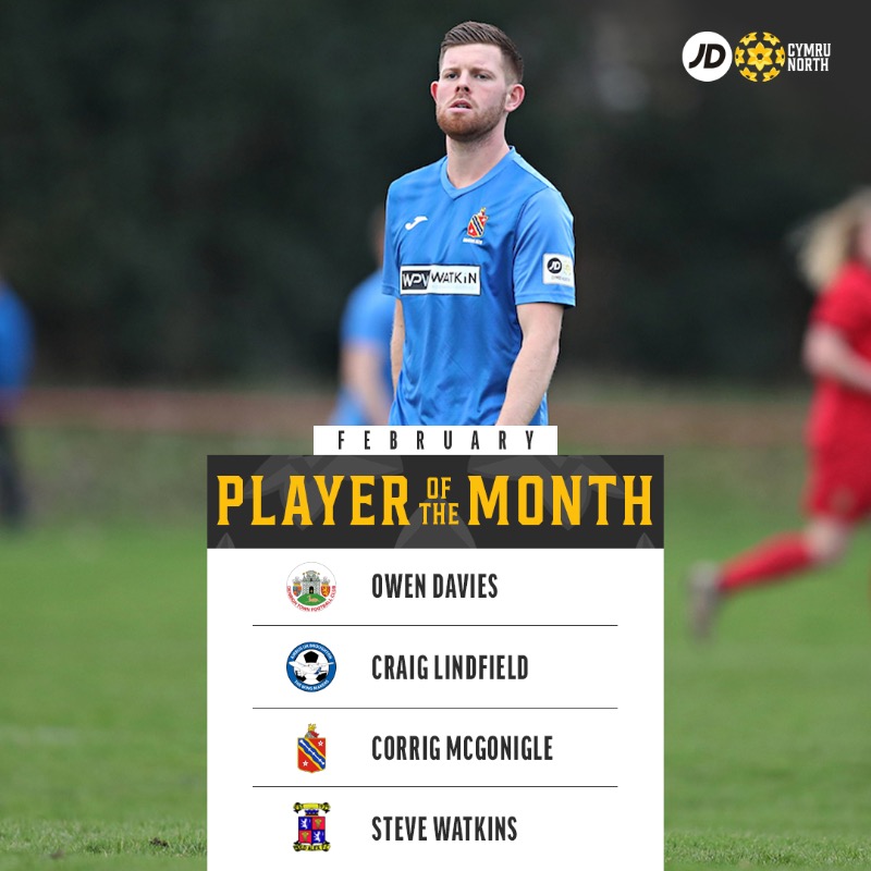 CymruLeagues's tweet photo. 🥁 Presenting the shortlist for February's Player and Manager of the Month awards across the #JDCymruLeagues.

🗳️ Pick your winners below, before the result is combined with a league and independent voting panel 👇