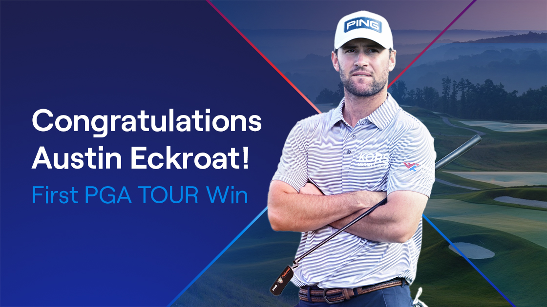 Congratulations to @wwt_inc Ambassador Austin Eckroat on his first @PGATOUR title and 50th career start! What a great display of grit and determination to accomplish a lifelong goal. You are officially a TOUR winner! 👏