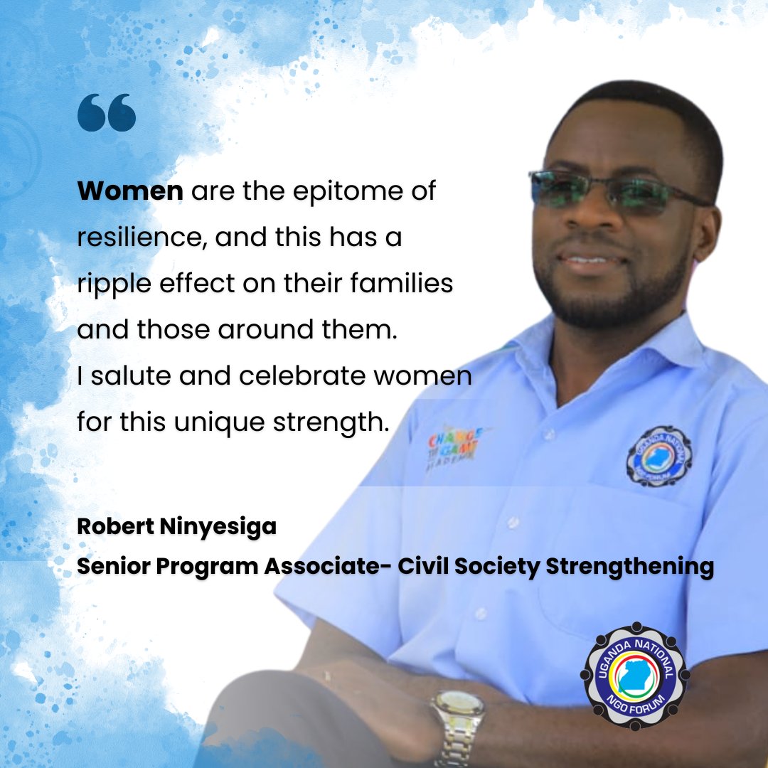 The NGO Forum (@ngoforum) on Twitter photo ๐ On #IWD2024, we join <a href="/ninyesigar/">Robert Ninyesiga</a> in honoring the resilience of women. Their strength is the foundation of communities and a force for positive change.
Let's all celebrate and uplift the enduring spirit of women today and every day. ๐ On #IWD2024, we join <a href="/ninyesigar/">Robert Ninyesiga</a> in honoring the resilience of women. Their strength is the foundation of communities and a force for positive change.
Let's all celebrate and uplift the enduring spirit of women today and every day.