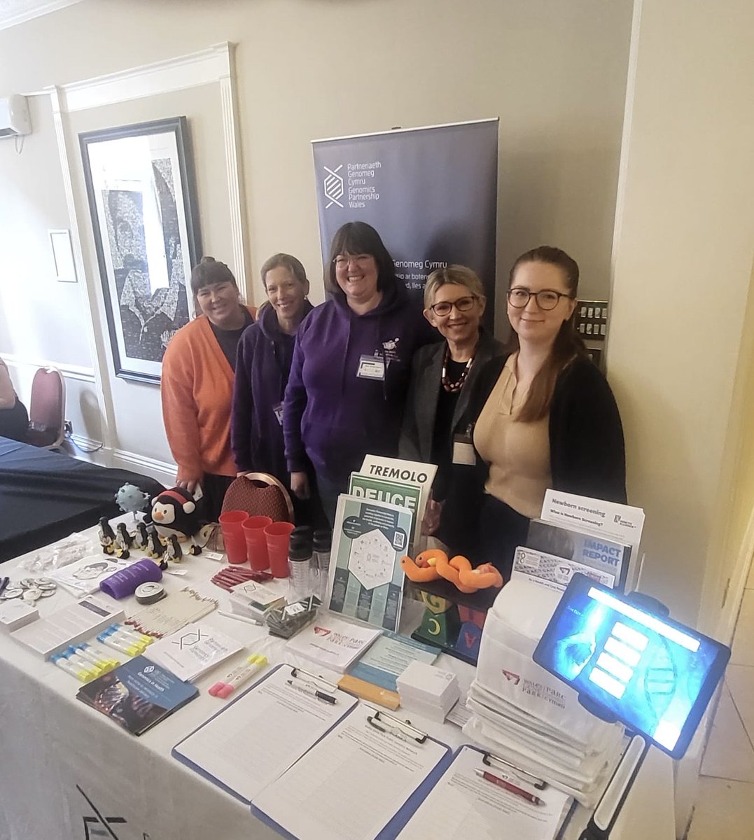 What a fantastic day at @HCS_Cymru Conference! If you’re there tomorrow, come and see us and you can also catch one of the exciting talks inc. Sophie Harding, Clinical Lead for Pharmacogenomics at @HEIW_UK & @MedGenWales Laboratory Director Sian Morgan rb.gy/epwgbe