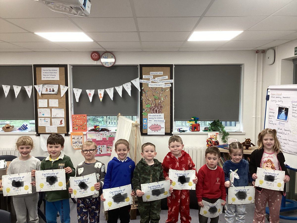 RBaltzerPPSA's tweet photo. We were delighted to find out that every single Reception child  in Heron class has had their art work entitled, Me and My Family, selected to be featured in a published book. We were blown away by the comments from @YoungWritersCW @Pawlettprimary @LisaDadds https://t.co/yxz2Op3hxa