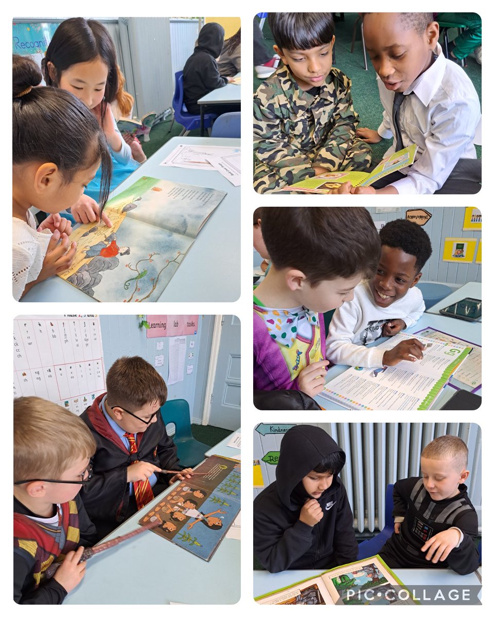 Surrey class welcomed a visit from Grosvenor class this afternoon to read with us and what a pleasure it was! Please come again! 📚 <a href="/LansdownePS/">Lansdowne Primary</a> #WorldBookDay