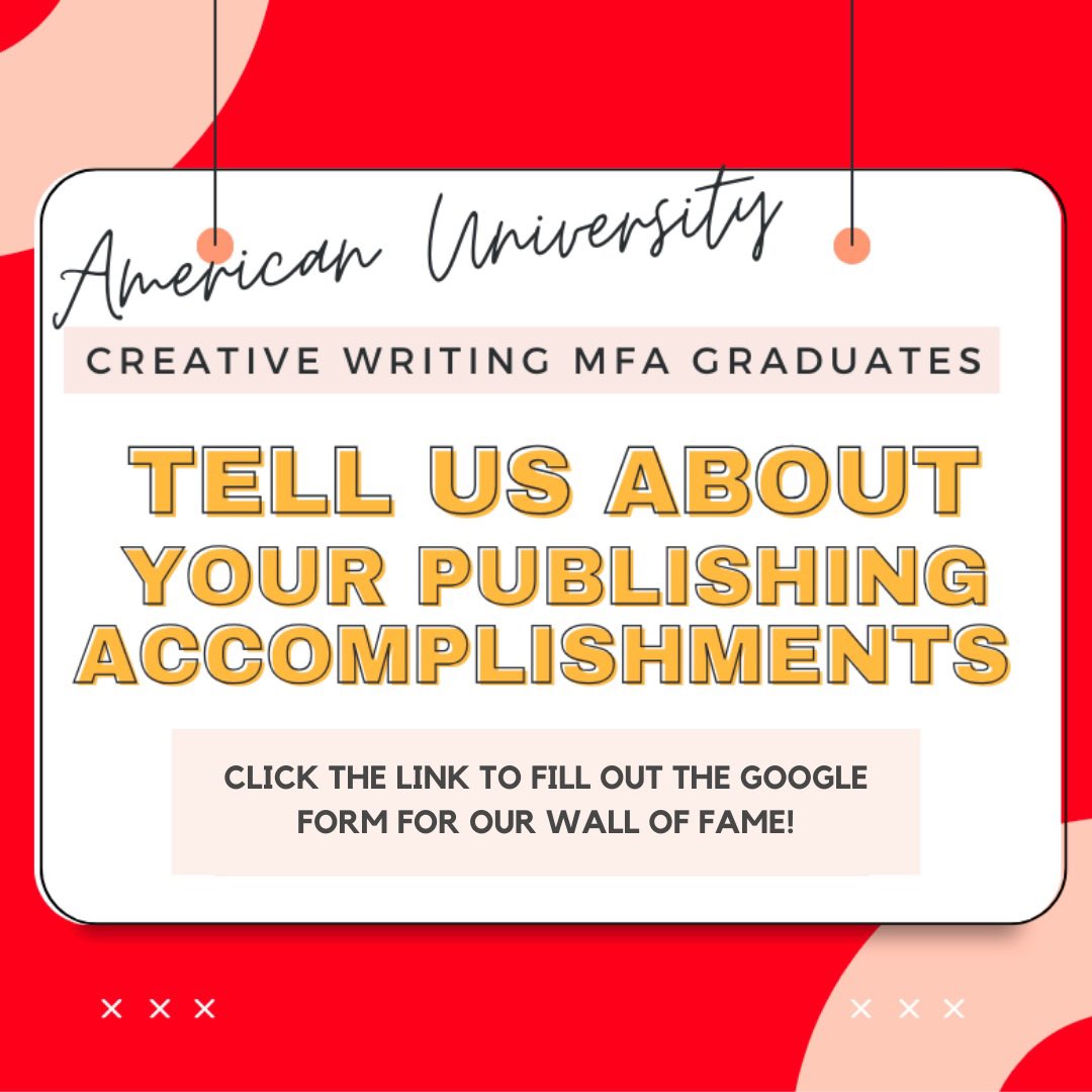 Calling all Creative Writing MFA Alumni!

If you have gained a distinction or used your degree in a way you’d like to share with us, we want to hear about it! 

Please fill out the following Google Form so we can put you on the Wall of Fame. 

docs.google.com/forms/d/e/1FAI…