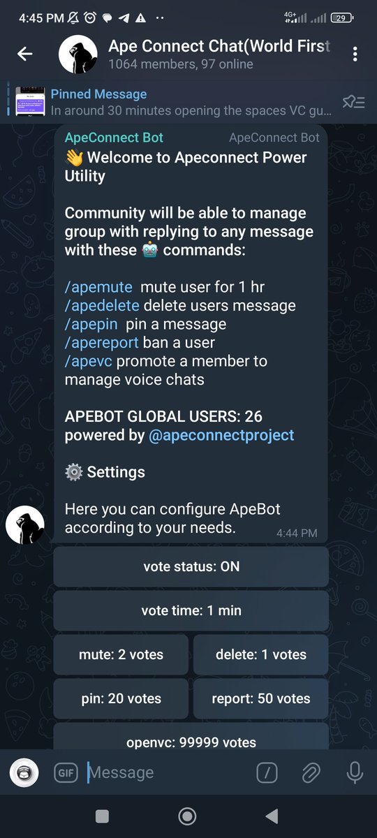 ApeConnectHQ's tweet photo. ApeConnect Global revenue and community fud manager bot all making web3 experience easy!!! https://t.co/YrFMxLmNxb