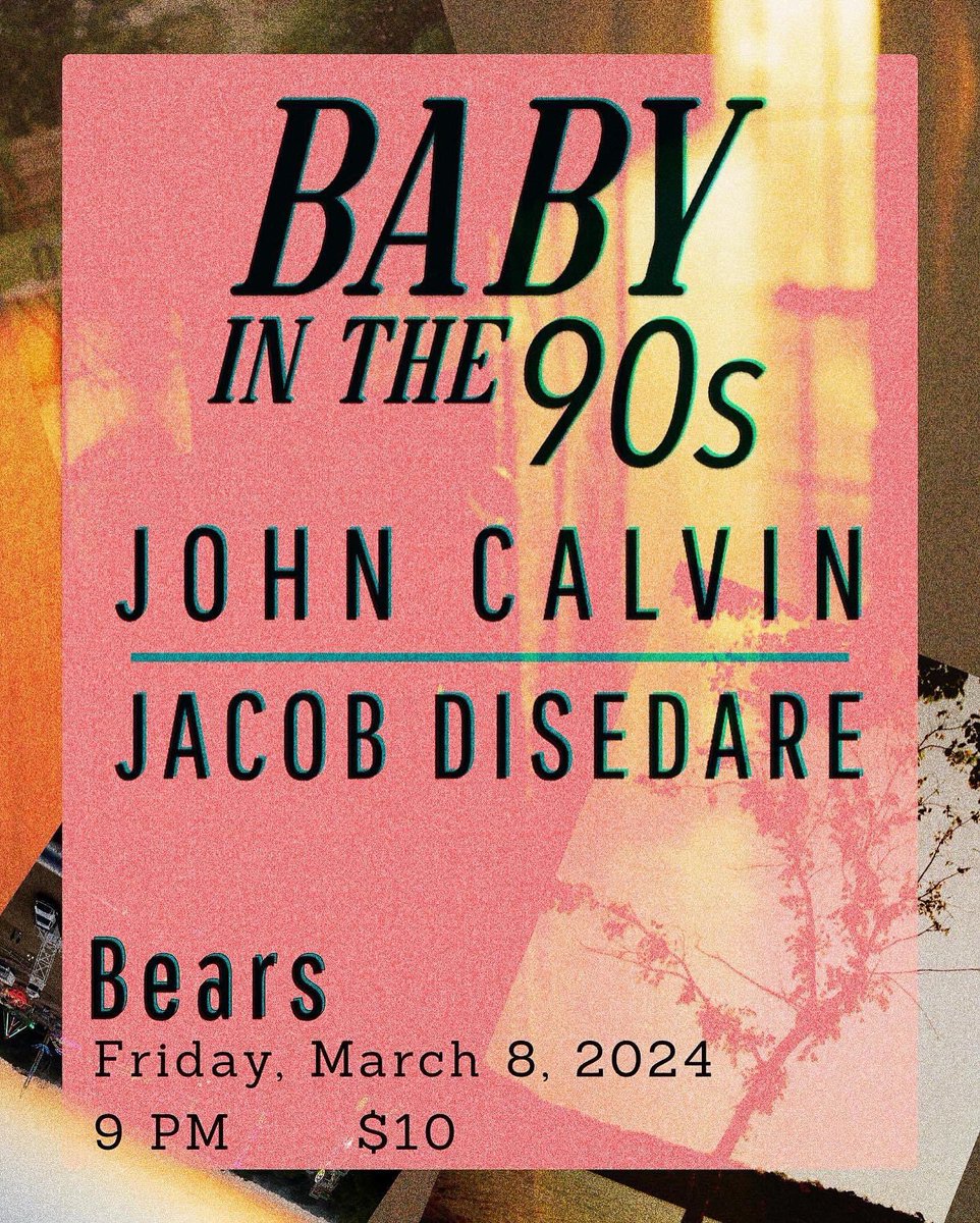 babyinthe90s's tweet photo. Kicking tour off tomorrow night in Shreveport at Bears. Pull up! #babyinthe90s https://t.co/zRpH2dQQDu