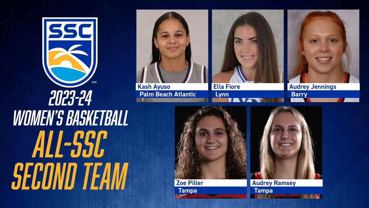 2023-24 SSC Women’s Basketball - 𝗦𝗲𝗰𝗼𝗻𝗱 𝗧𝗲𝗮𝗺 𝗔𝗹𝗹-𝗖𝗼𝗻𝗳𝗲𝗿𝗲𝗻𝗰𝗲

📄bit.ly/SSC__WBB | 🌴☀️🌊🏀