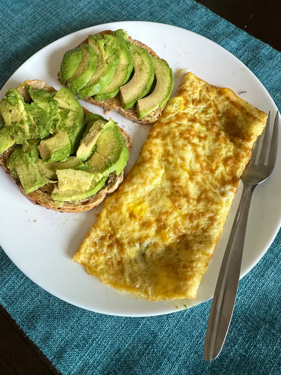 Let’s dig in?
Grab a fork. 

Avocado toast on home baked bread & cheese omelet for breakfast this morning. 

#avocado #toast #cheese #omelet #breakfast #morning #digin #fork #letseat #foodie #bread #homebaked