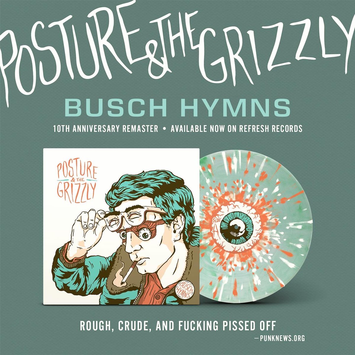 refreshrecs's tweet photo. ICYMI: March is for the punks 🤘

10 year anniversary remaster of Busch Hymns by @PostureAndThe out now!

New album from NC skate punk outfit @TotallySlow out in 2 weeks. 

Listen up! https://t.co/OXyTqVQjf8 https://t.co/ZYNcddriD8