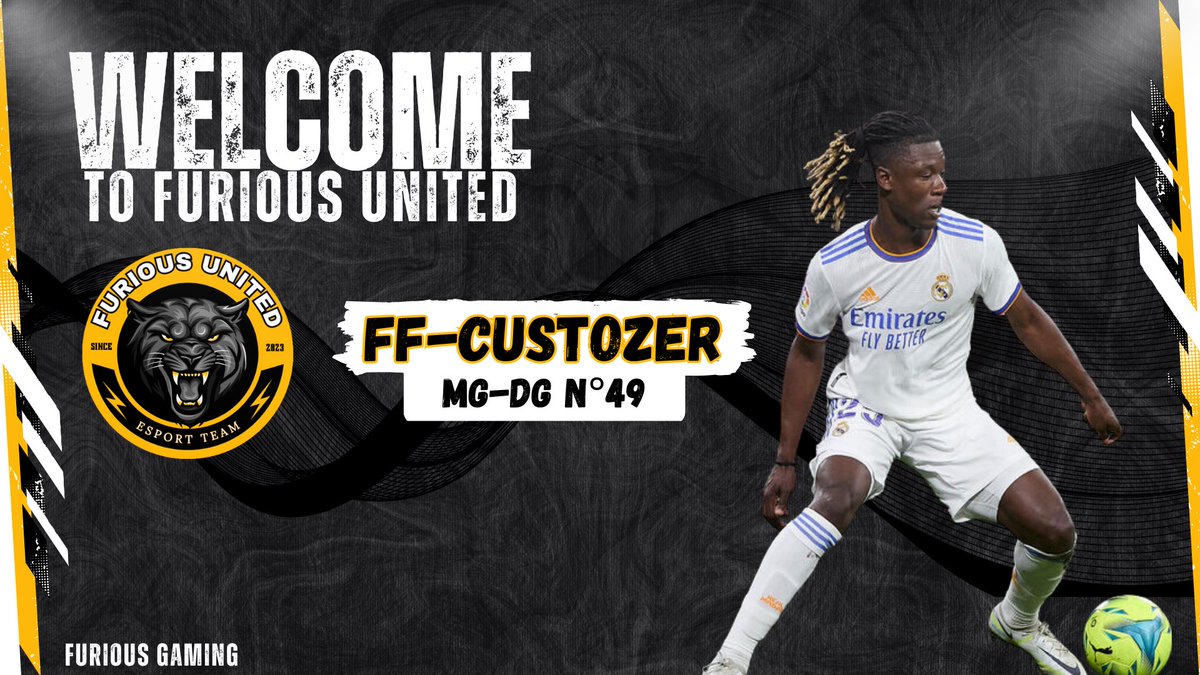 La @UnitedFurious est heureuse de vous annoncer l’arrivée d’un joueur dans notre  effectif 
Bienvenue à toi 🙏<a href="/custoZER/">Custo</a> 
Dans la FURIOUSFAMILY🏆💪🏽
Merci ☺️ à la <a href="/FC_ShakhtarXbx/">FC Shakhtar</a> 
Pour nous avoir conseillé ce talent